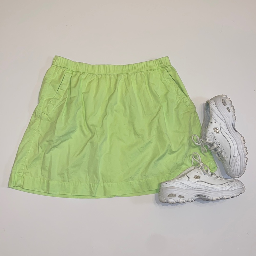 Neon green Gap skirt